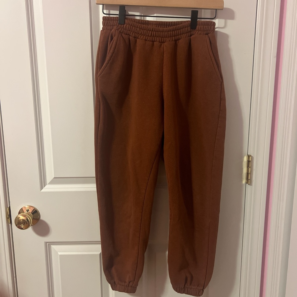 Kids Zara Brown Sweatpants in Size 11/12